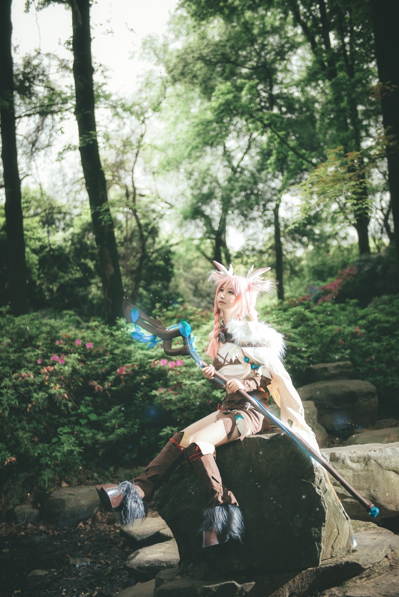 王者荣耀瑶原皮肤cosplay出镜玄机