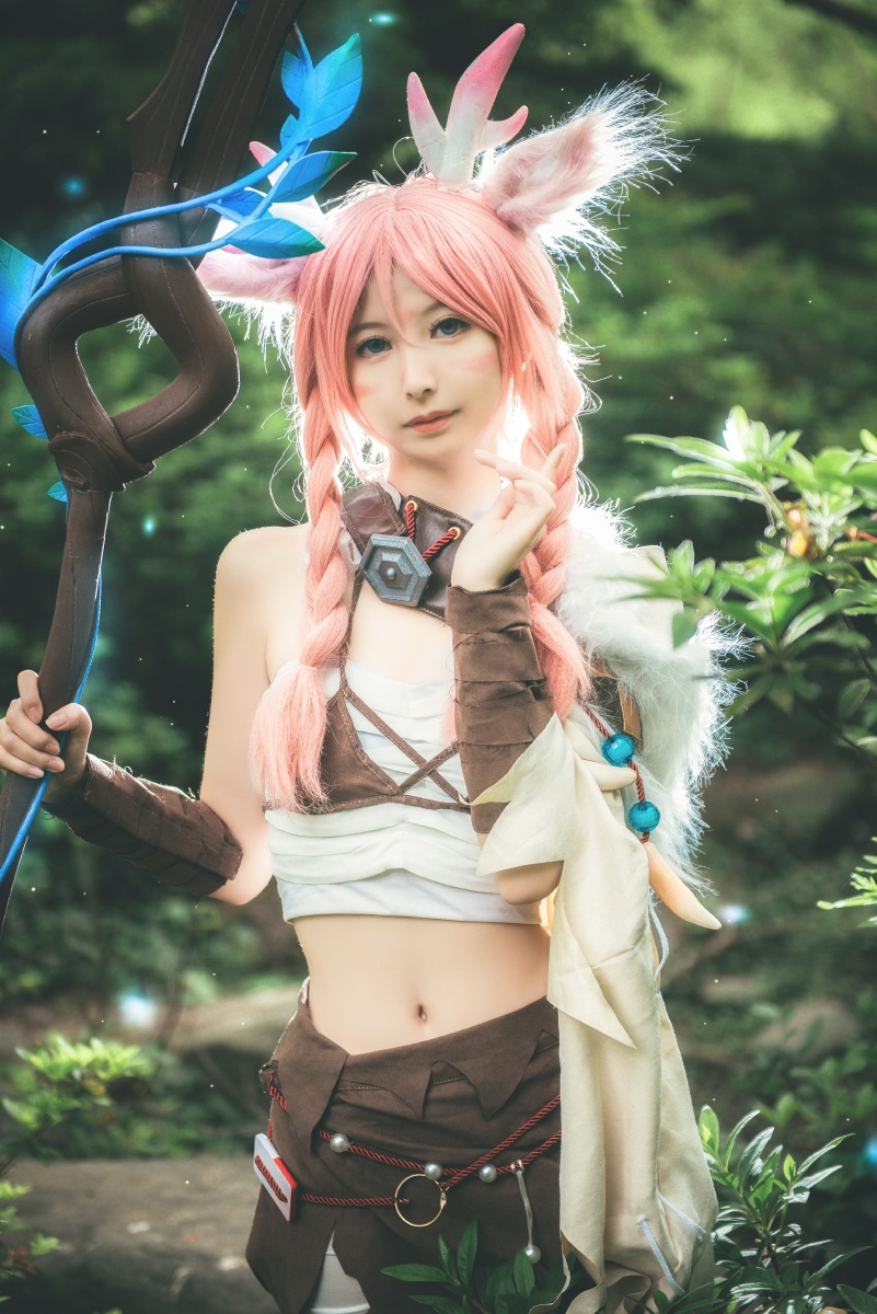 王者荣耀瑶原皮肤cosplay出镜玄机