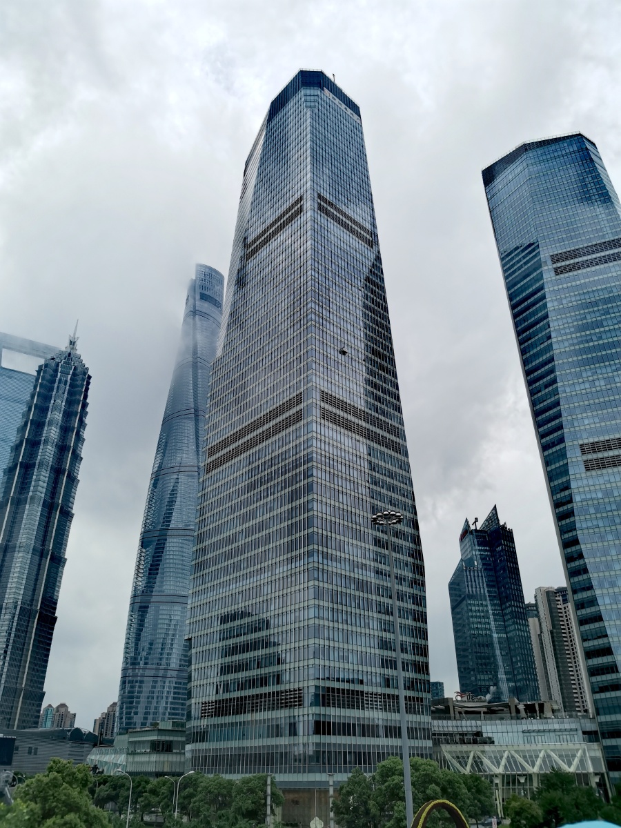 上海城市建筑拍摄于浦东