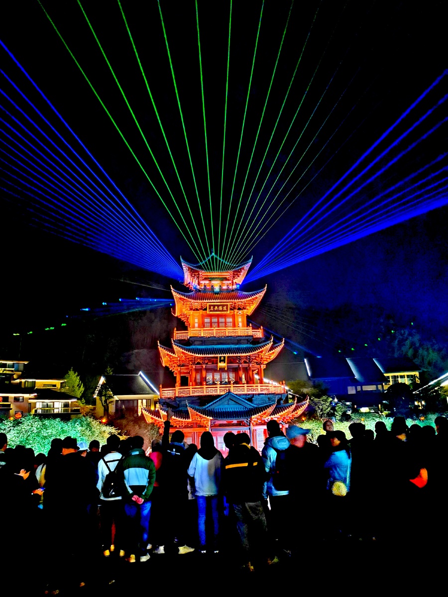 江西葛仙村夜景