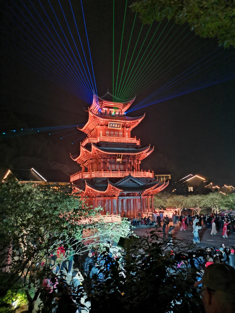 江西葛仙村夜景