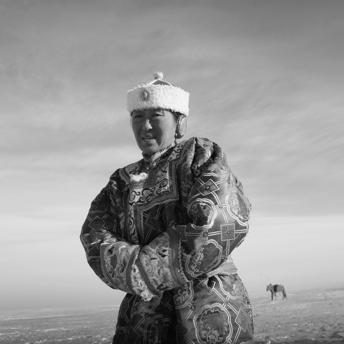 2007年11月拍摄于内蒙古锡林郭勒盟草原  寒冷的冬季