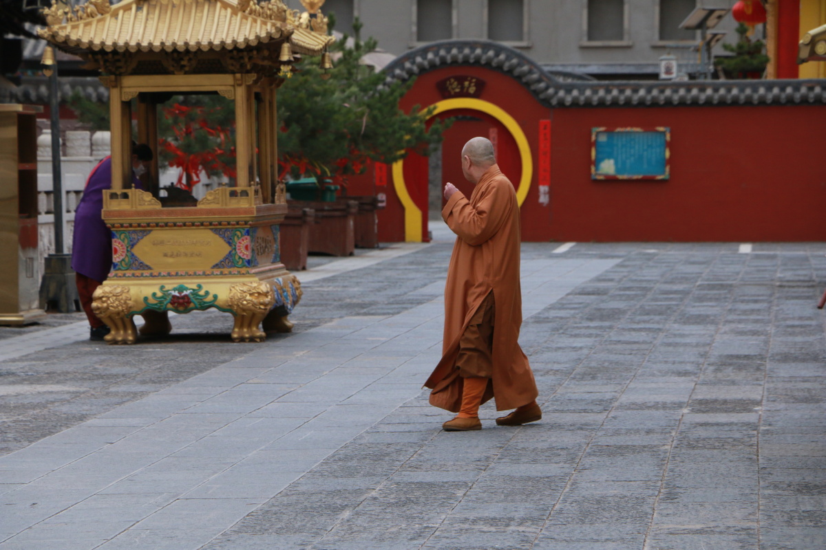 五台山大宝寺宁静淡然