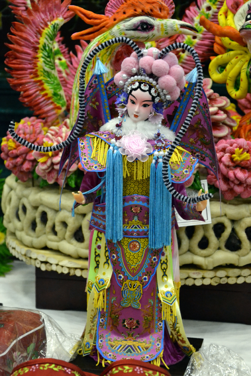 面塑穆桂英挂帅