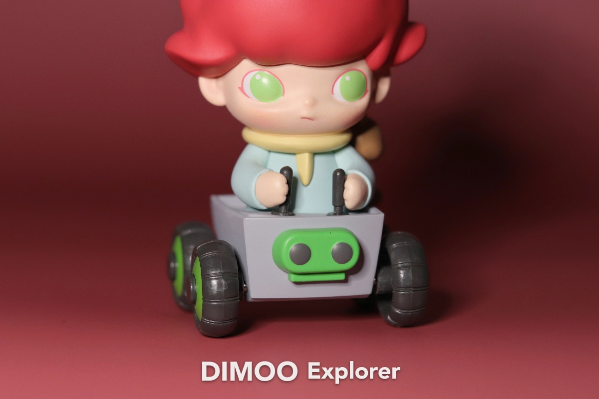 dimoo太空系列探测男孩真的是萌翻了