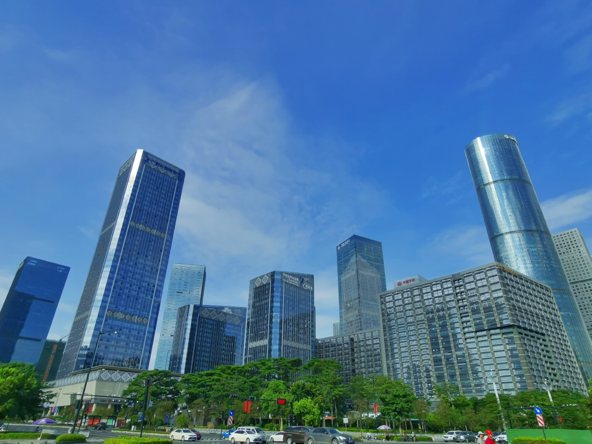 南宁五象的摩天大楼