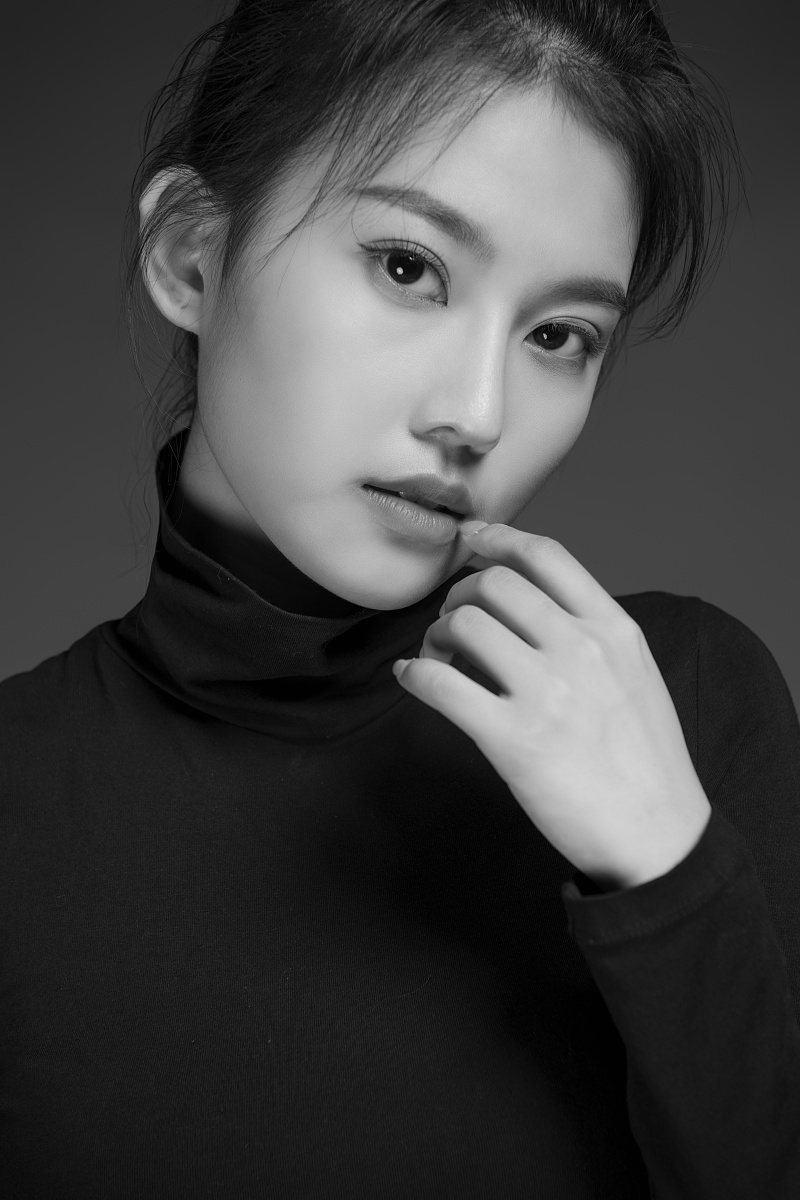 黑白人像#人像#美女#肖像#写真#人像摄影 - 小松摄影edison - 图虫