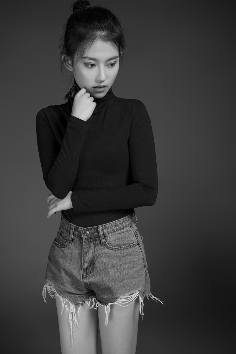 黑白人像#形象照#写真 - 小松摄影edison - 图虫