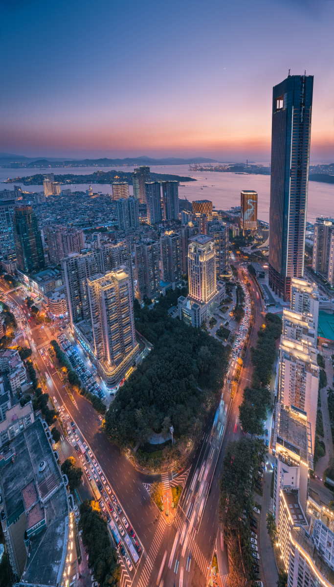 厦门鹭江道夜景