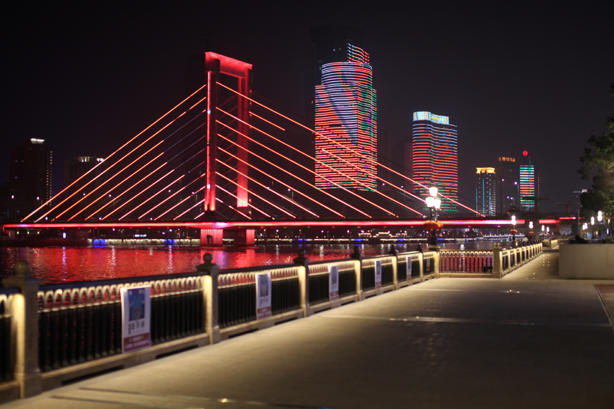 甬江大桥 甬江大桥夜景 宁波老外滩(适马50/1.4 ex dg hsm)