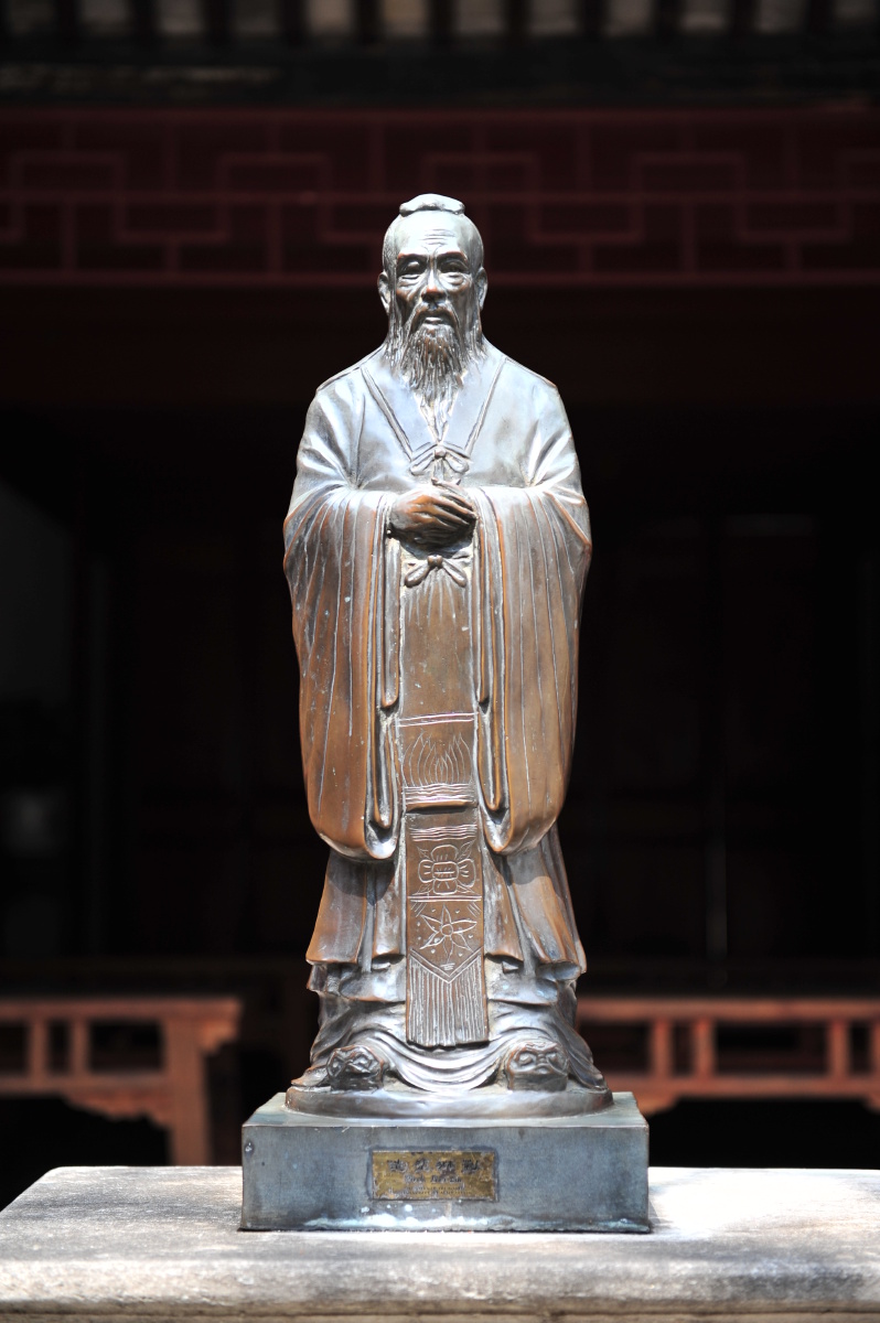 孔子摄于慈城古县城孔庙