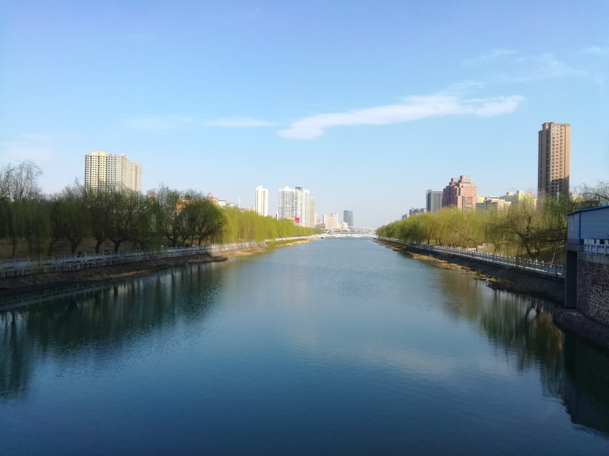 七九第九天正月初十气温高达27度的郑州市东风渠