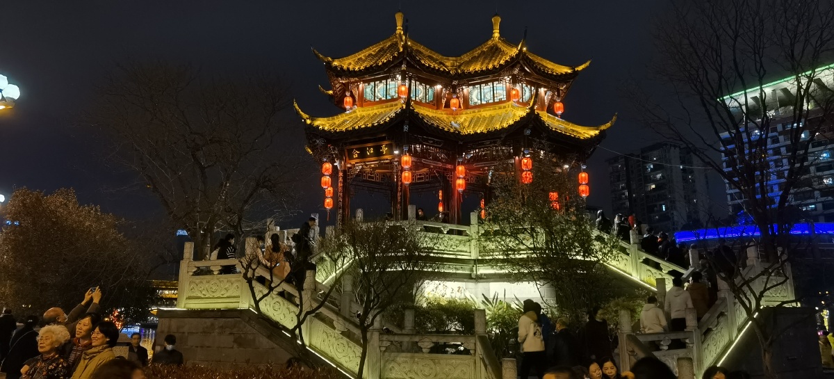 夜泊东门万米船夜游锦江东门码头九眼桥观合江亭水幕灯光秀