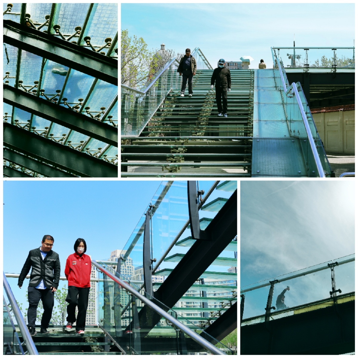 天津的玻璃桥金汤桥