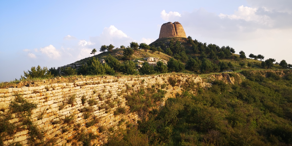 中国呼和浩特.北堡明长城