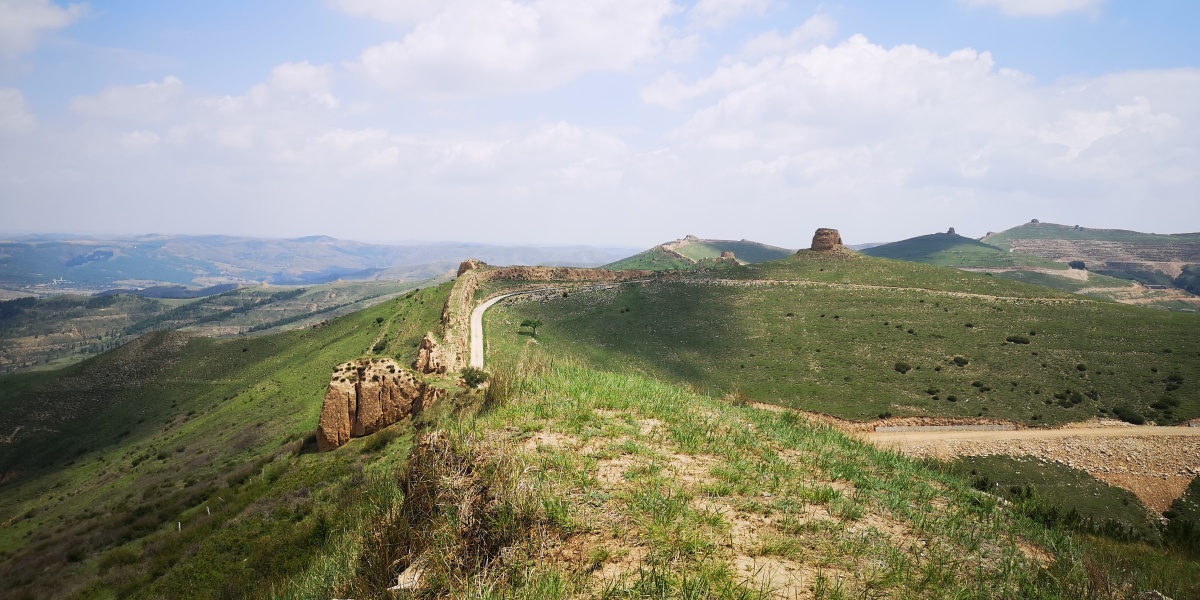 中国呼和浩特.北堡明长城