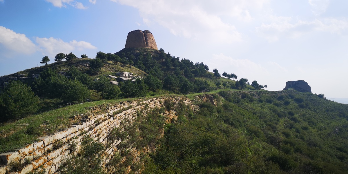 中国呼和浩特.北堡明长城