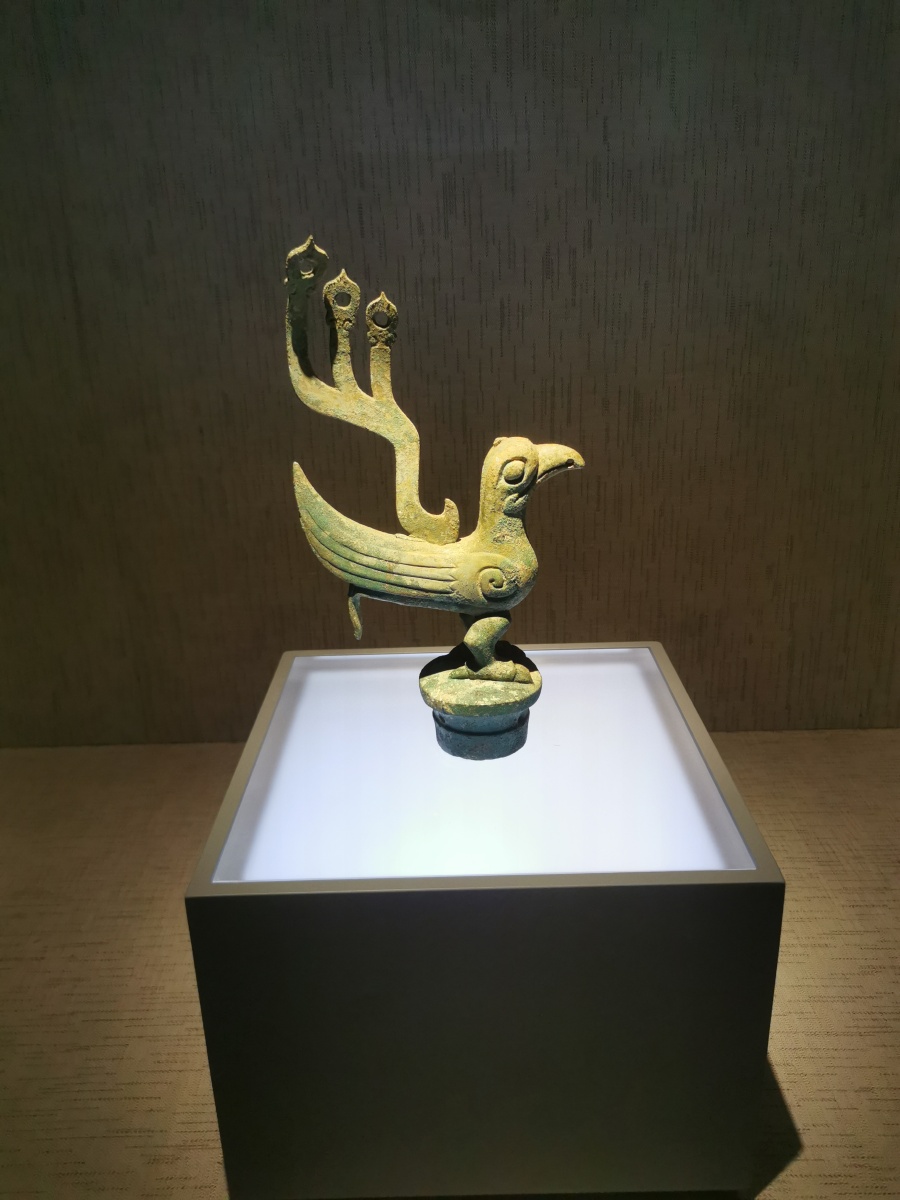 三星堆青铜鸟
