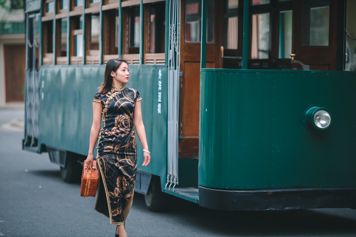 上海往事人像旗袍东方女性的韵味提现的淋漓尽致