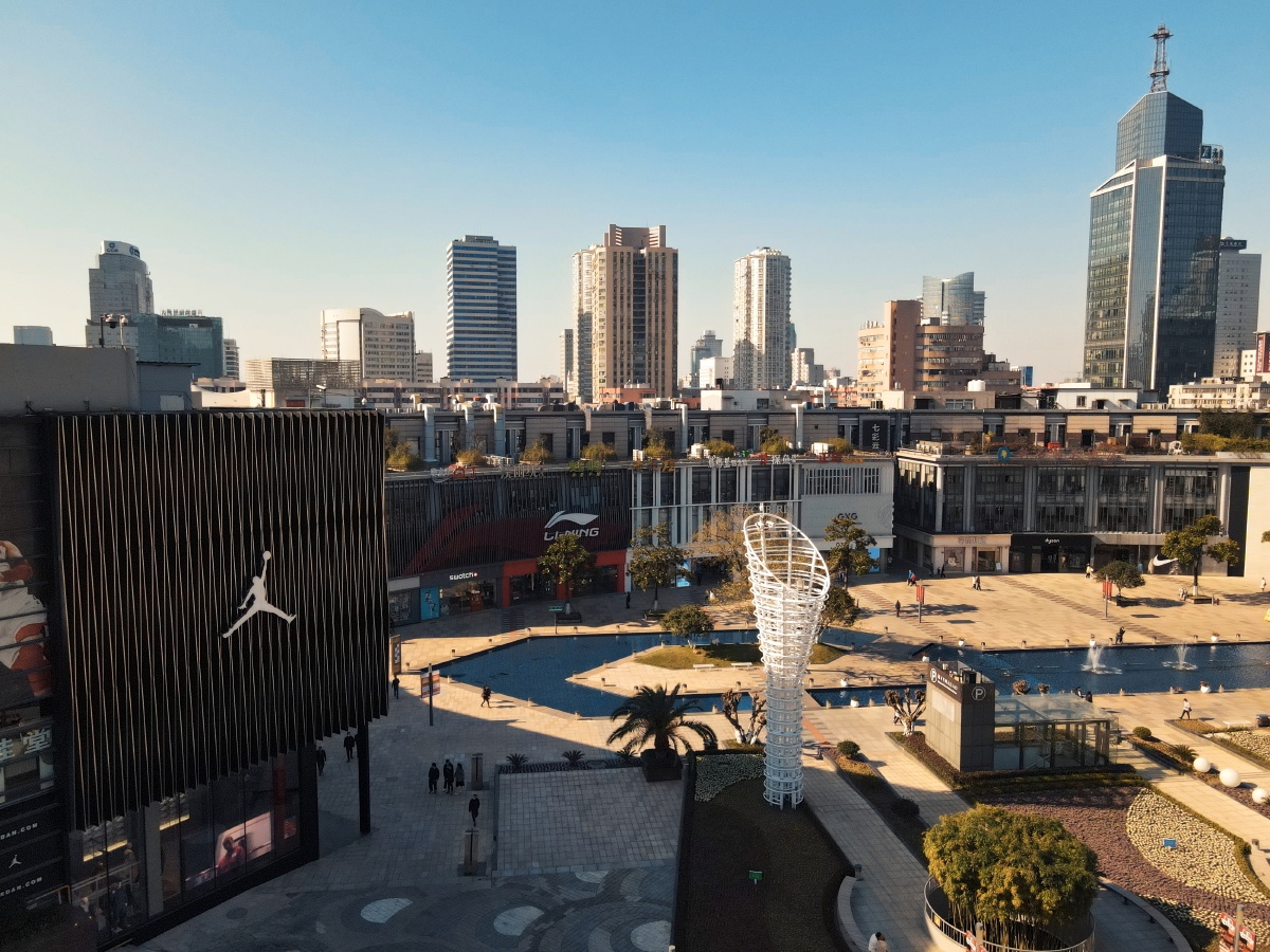 天一广场核心航拍