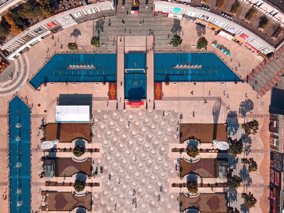 天一广场核心航拍