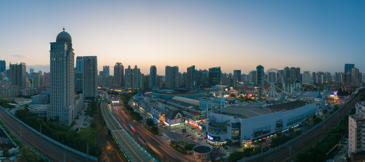 厦门莲坂地标全景