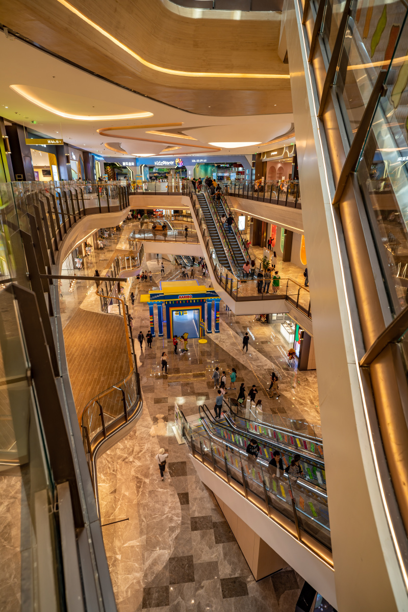 打卡网红重庆约克郡光环购物公园