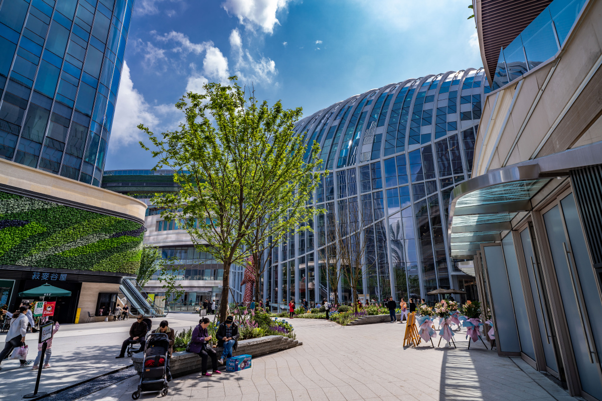 打卡网红重庆约克郡光环购物公园