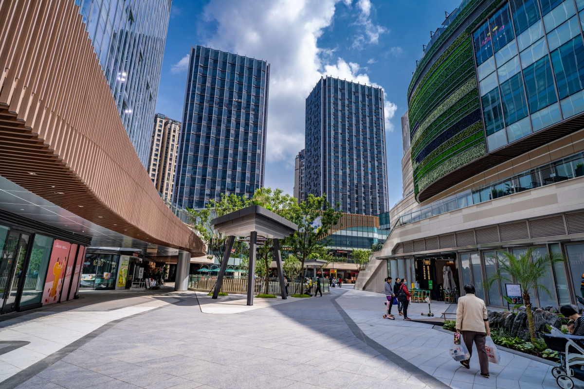 打卡网红重庆约克郡光环购物公园