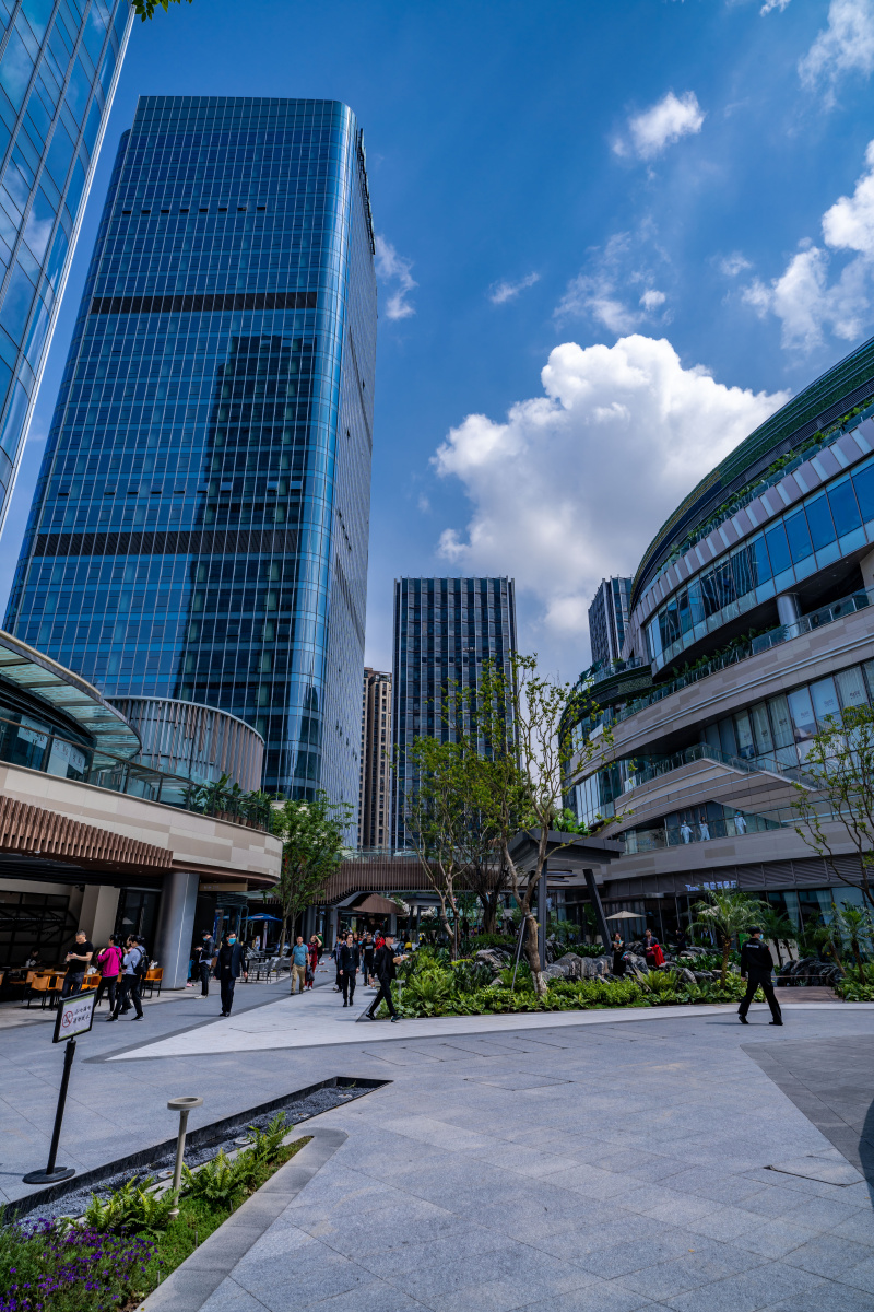 打卡网红重庆约克郡光环购物公园