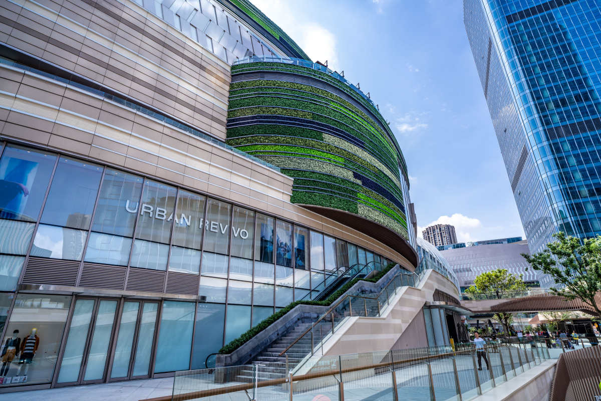 打卡网红重庆约克郡光环购物公园