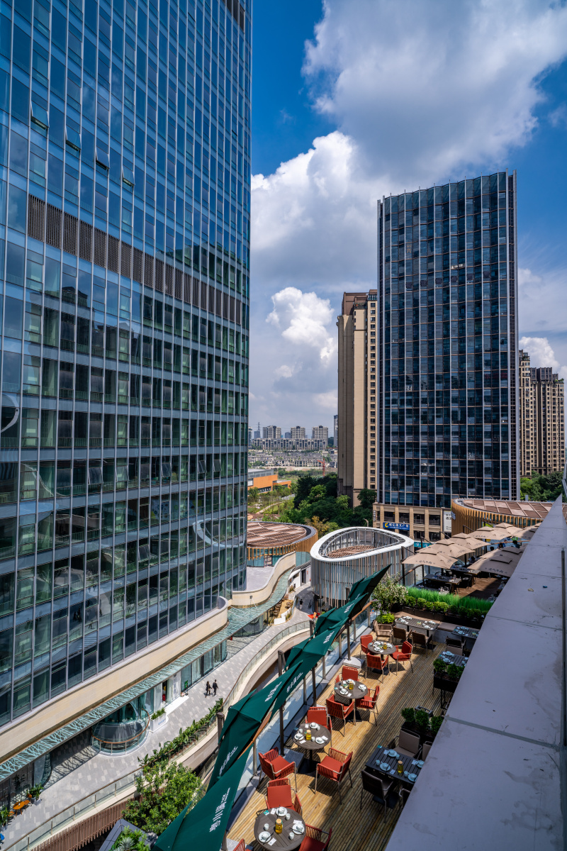 打卡网红重庆约克郡光环购物公园