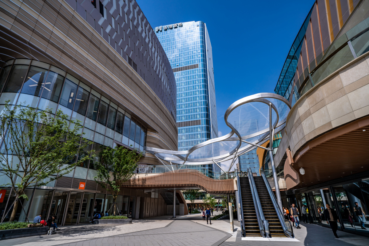 打卡网红重庆约克郡光环购物公园