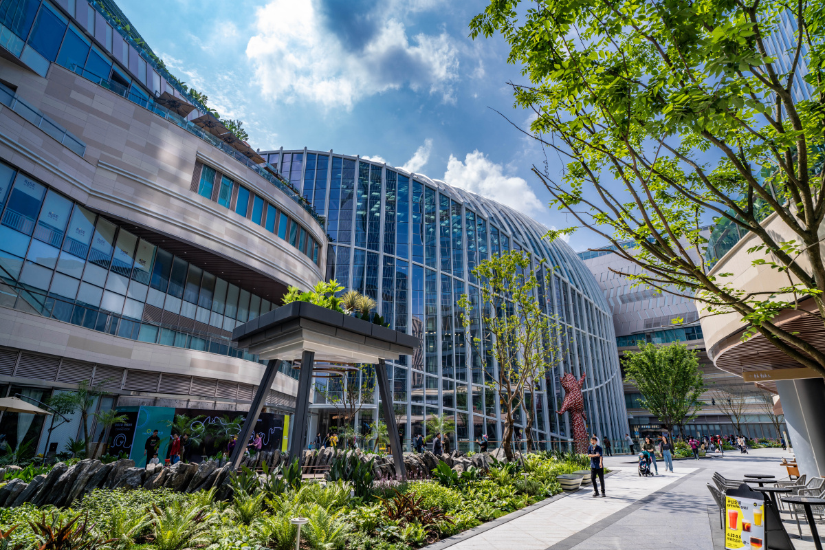 打卡网红重庆约克郡光环购物公园