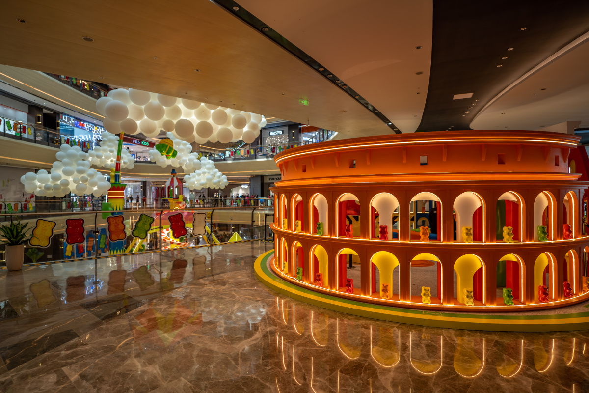 打卡网红重庆约克郡光环购物公园