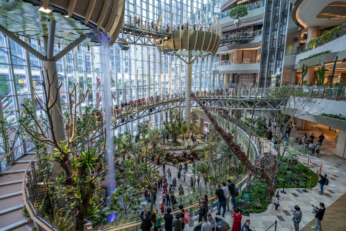 打卡网红重庆约克郡光环购物公园