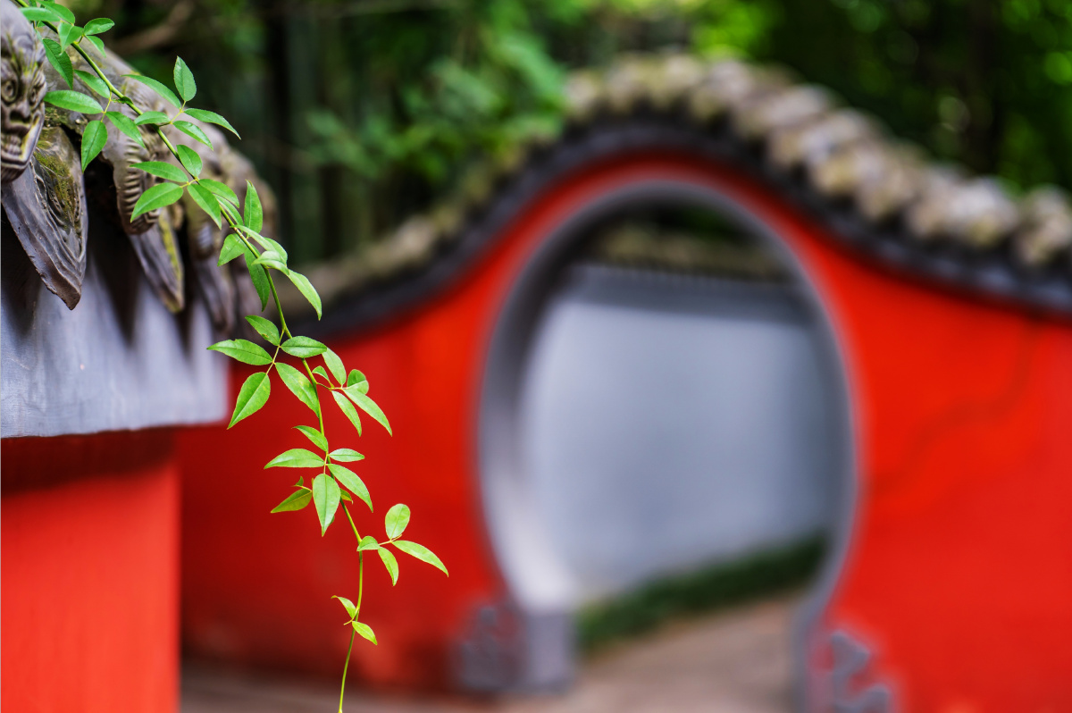 杜甫草堂网红墙打卡