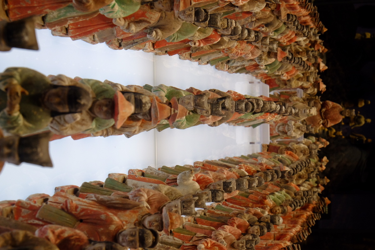 陕西历史博物馆～彩绘陶俑仪仗队