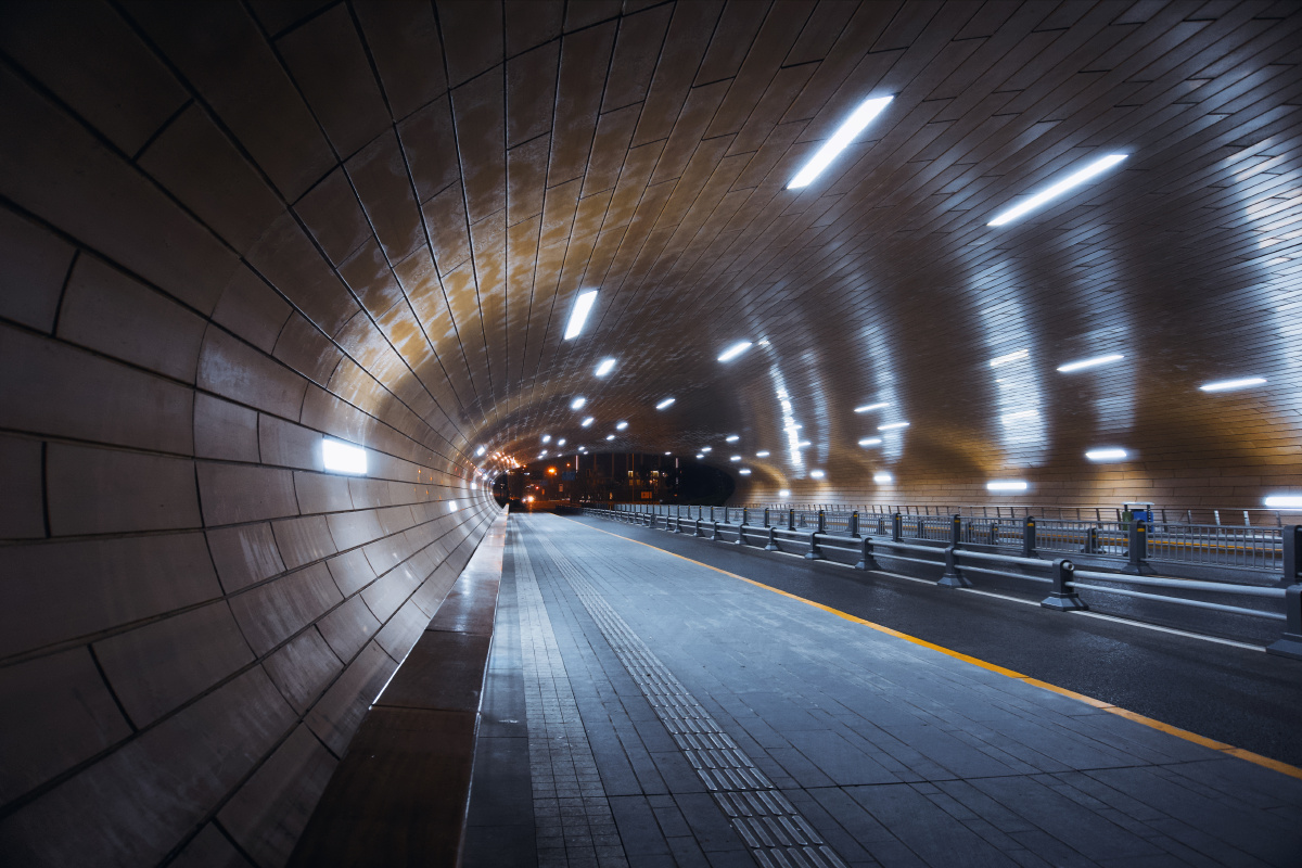 成都交子公园景观隧道