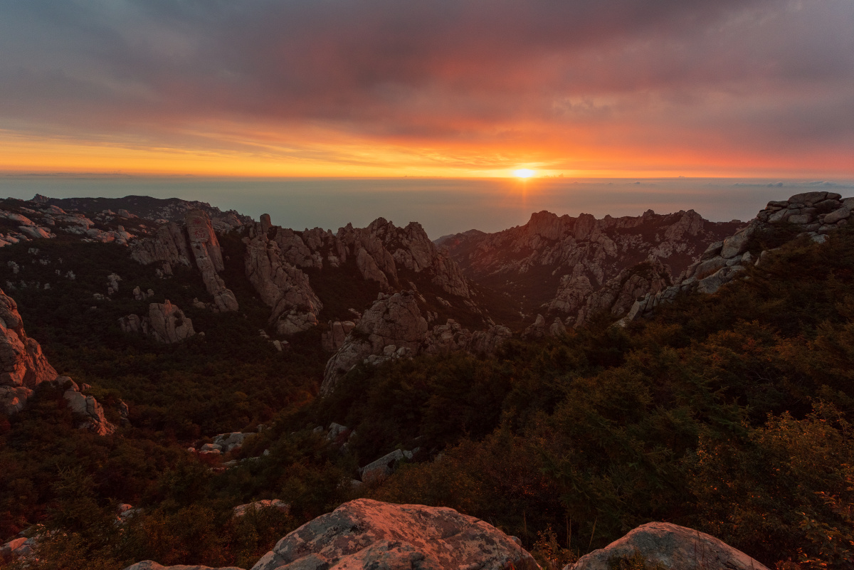 崂山日出 - 海骆驼 - 图虫