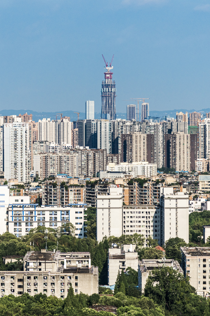 在建中的西南第一高楼