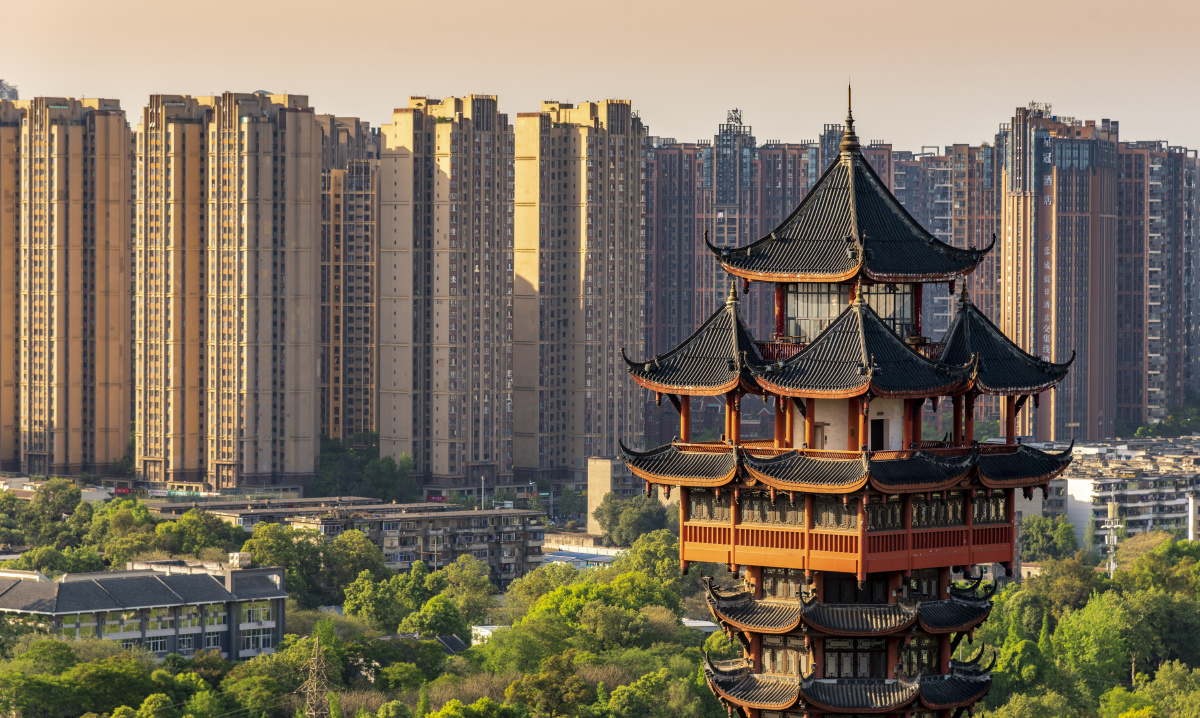 成都塔子山公园九天楼