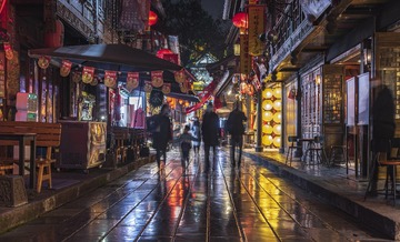 灯火成都之锦里之夜