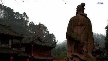 街子行走17  唐代诗人唐求雕像