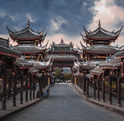 黄龙溪廊桥