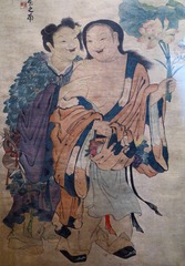 和合二仙图，清朝，北京首都博物馆文物。