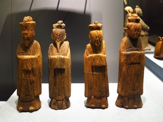 木生肖俑，大兴区马直温墓出土，首都博物馆“古都北京”文物展。