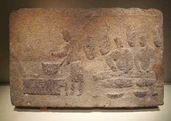 庖厨画像砖，东汉，1956年四川德阳征集。中国国家博物馆文物。