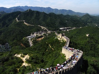北京，八达岭长城风光。018