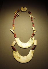 二联璜组玉佩，西周（前1046-前771年）山西省翼城大河口1号墓地出土，首都博物馆文物展。